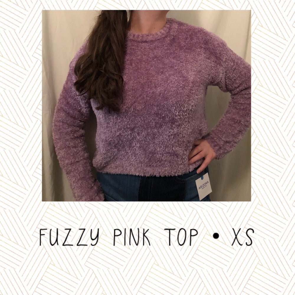 NWT Arizona pink sweater size XS medium small cute